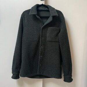 Tentree reversible boucle fleece shacket